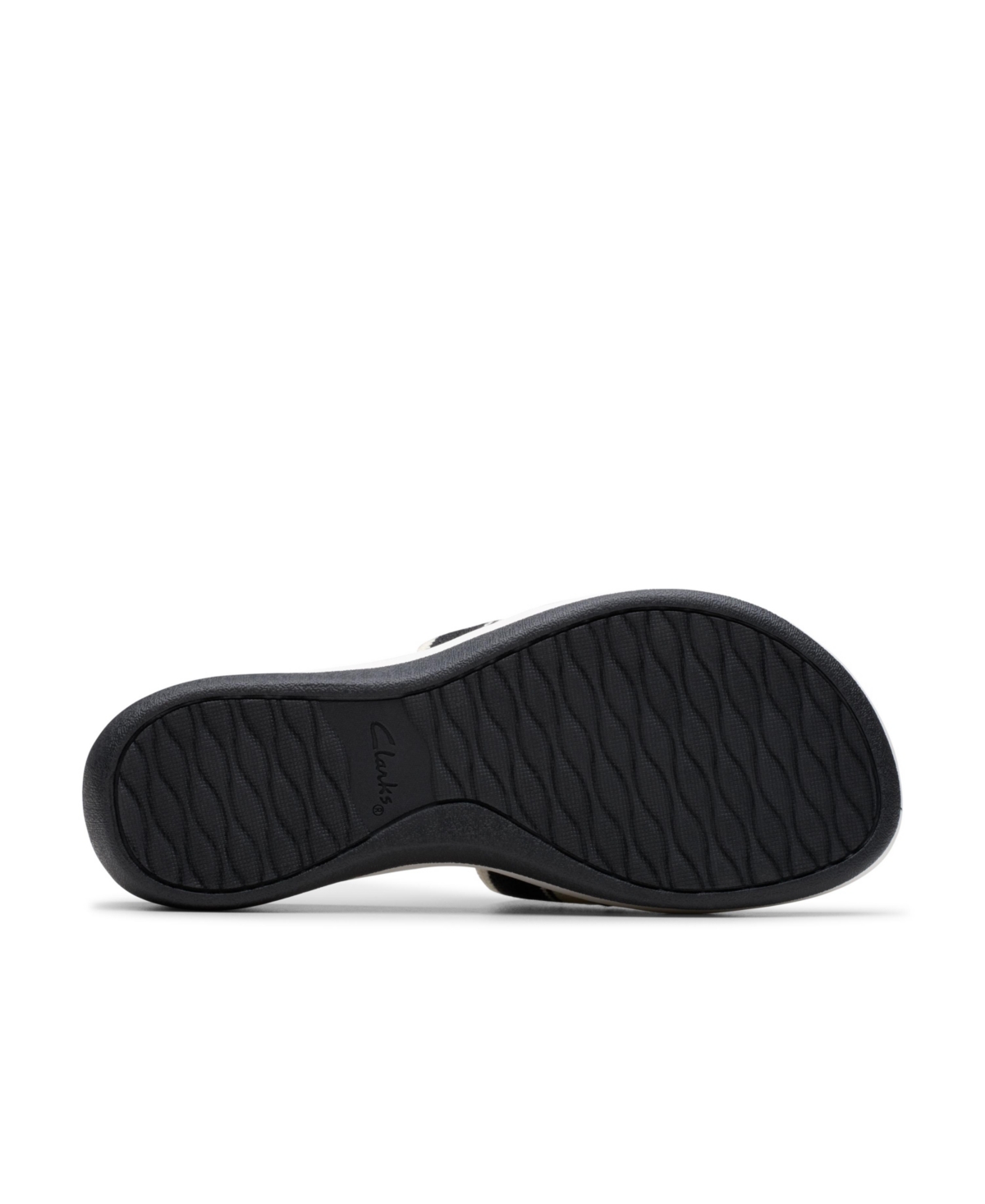 Clarks Cloudsteppers Women's Arla Hollis Slip-on Flat Sandals In Black Combi Textile
