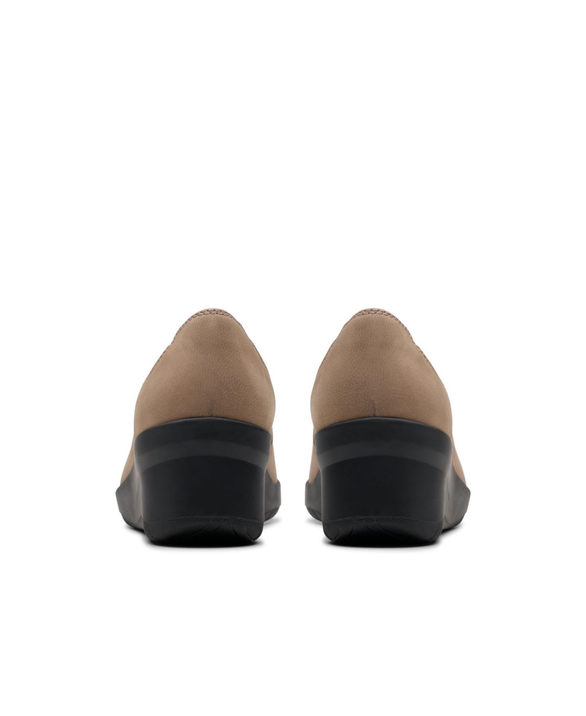Clarks Collection Women's Suttyn Kaylie Slip-on Shoes In Light Taupe Nubuck