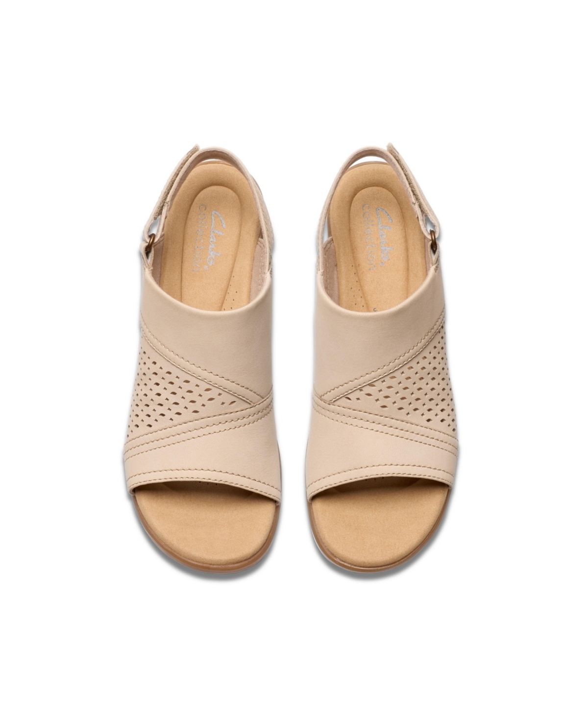 CLARKS COLLECTION WOMEN'S EMILY2 MIST BLOCK HEEL SANDALS 