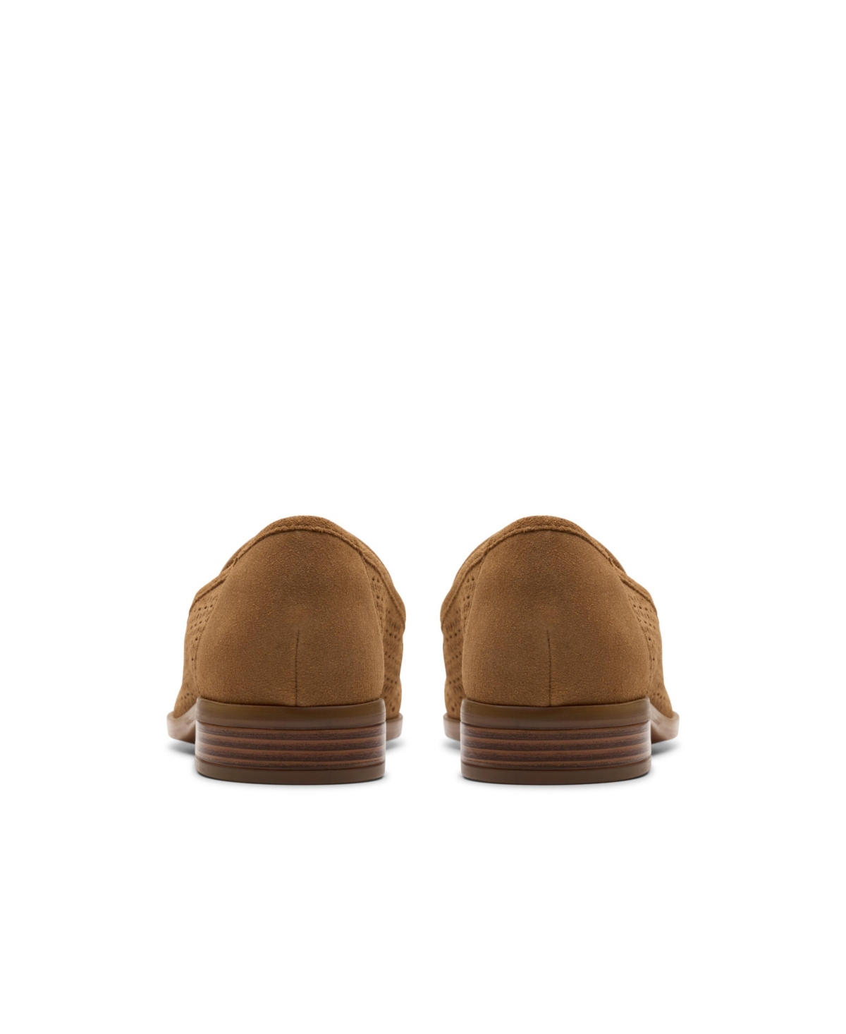 Clarks Collection Women's Trish Cove Slip-on Shoes In Dark Sand Suede