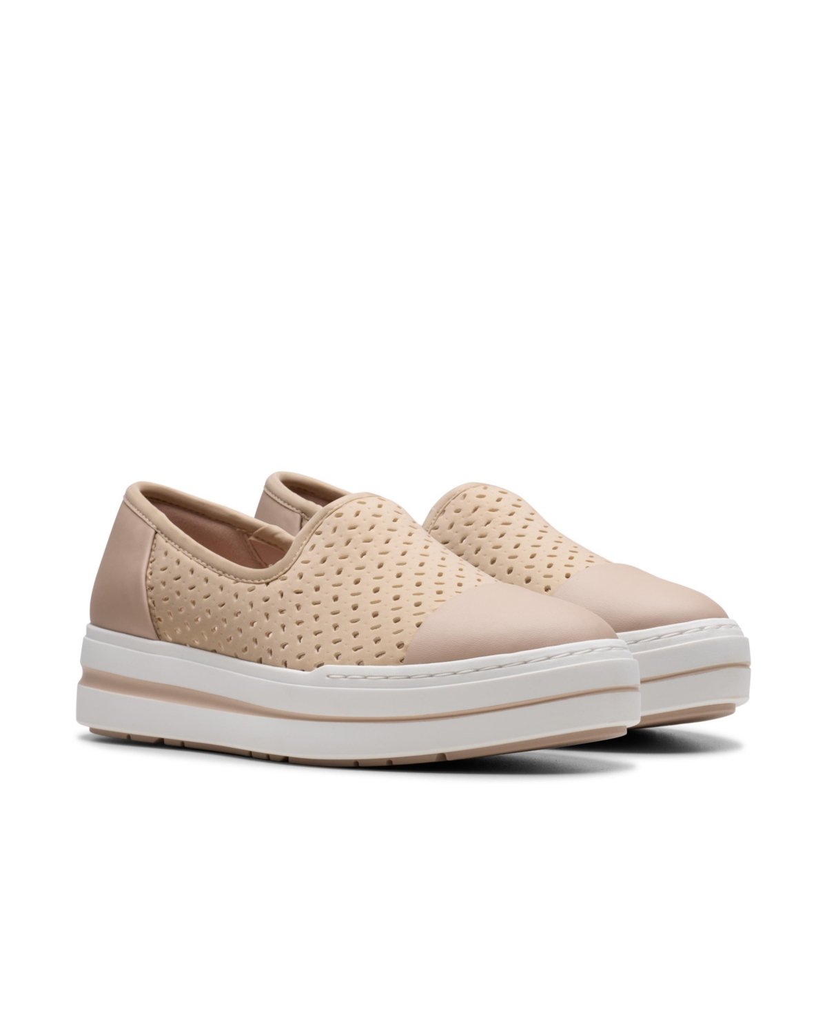 Clarks Audreigh Star In Beige Textile In Sand Textile