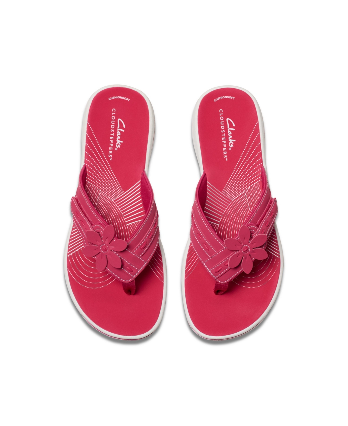 Clarks Cloudsteppers Women's Breeze Opal H Sandals In Raspberry