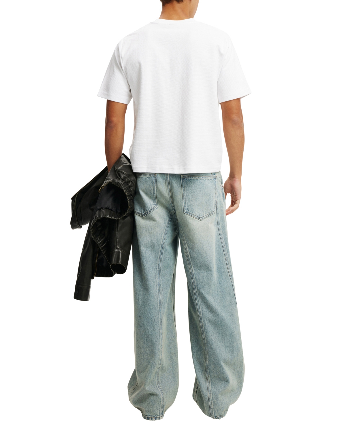 Shop Cotton On Men's Super Baggy Balloon Jean In Fever Blue