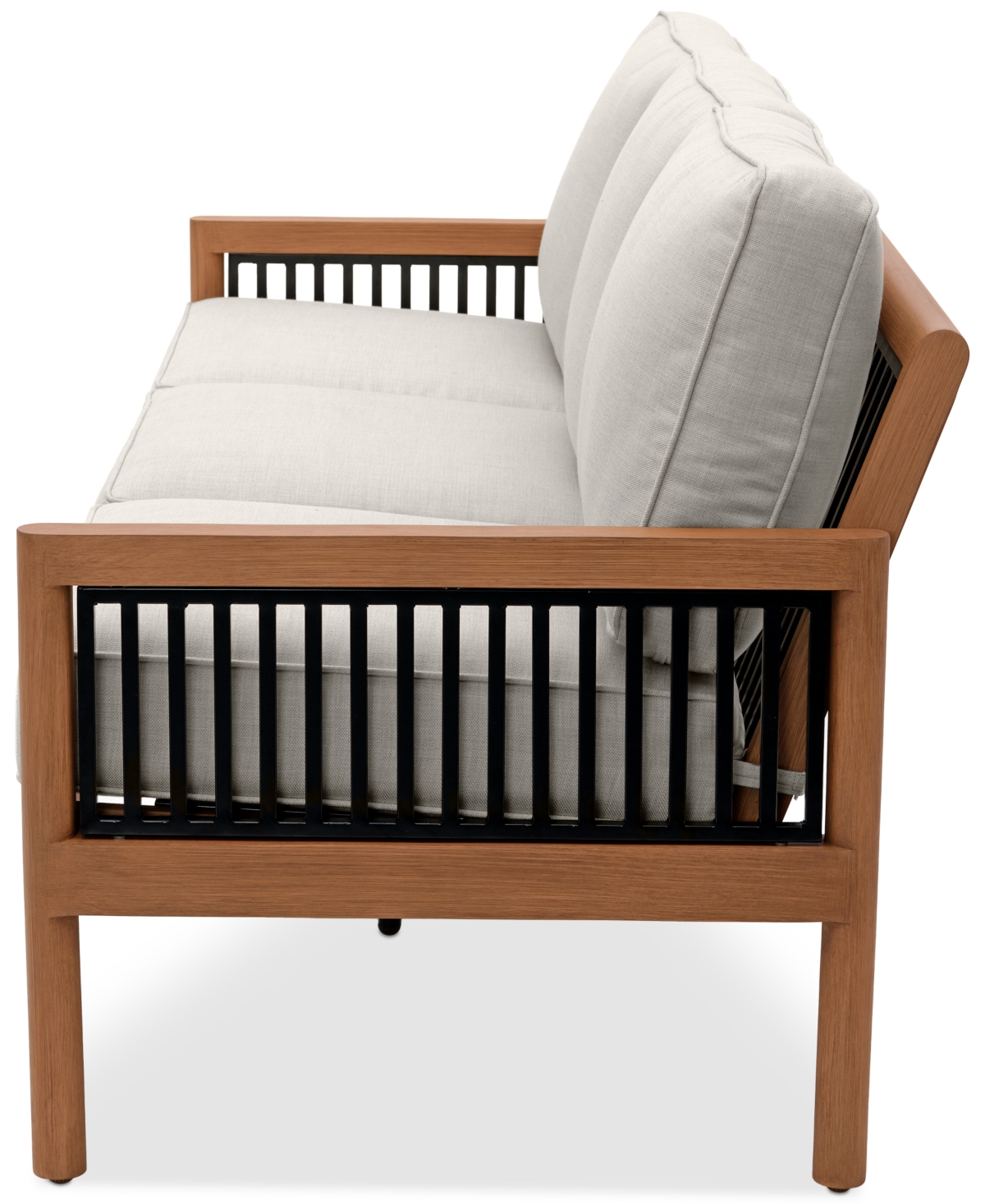 Agio Baxley Outdoor Sofa, Created For Macys In Pearl White