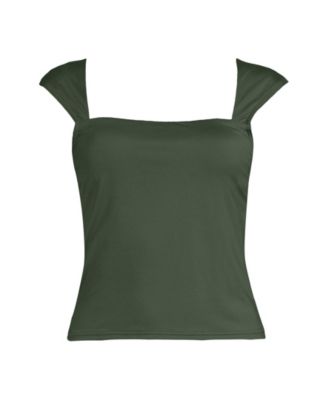 Women's Square Neck Underwire Tankini Top