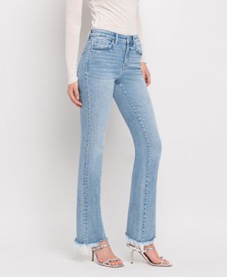 Women's High Rise Mini Bootcut Jeans
