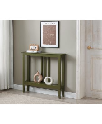 Entryway Table - Narrow Console Table - Console Table with Storage - Wood Console Tables for Entryway