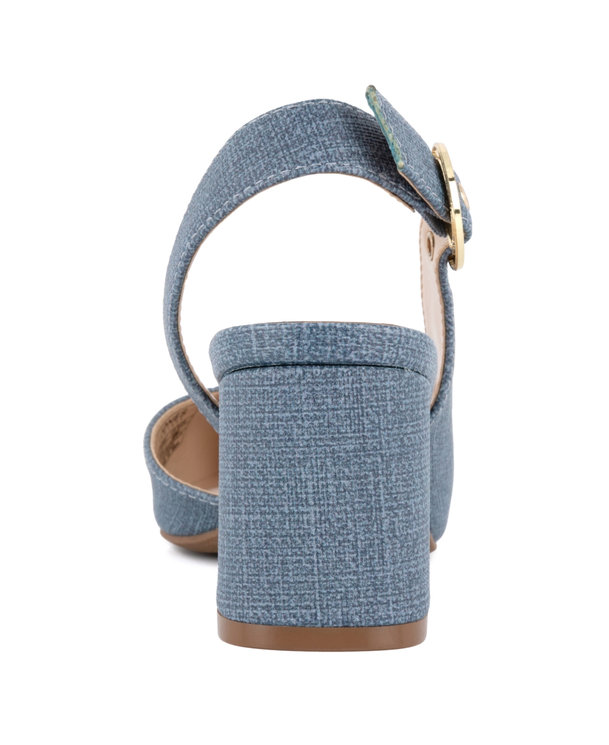 Shop Jones New York Women's Candree Pointed Toe Block Heel Slingback Pumps In Denim Blue