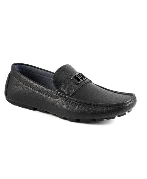 Мужские туфли Tommy Hilfiger Attle Moc Toe Driving, цвет: Чёрный