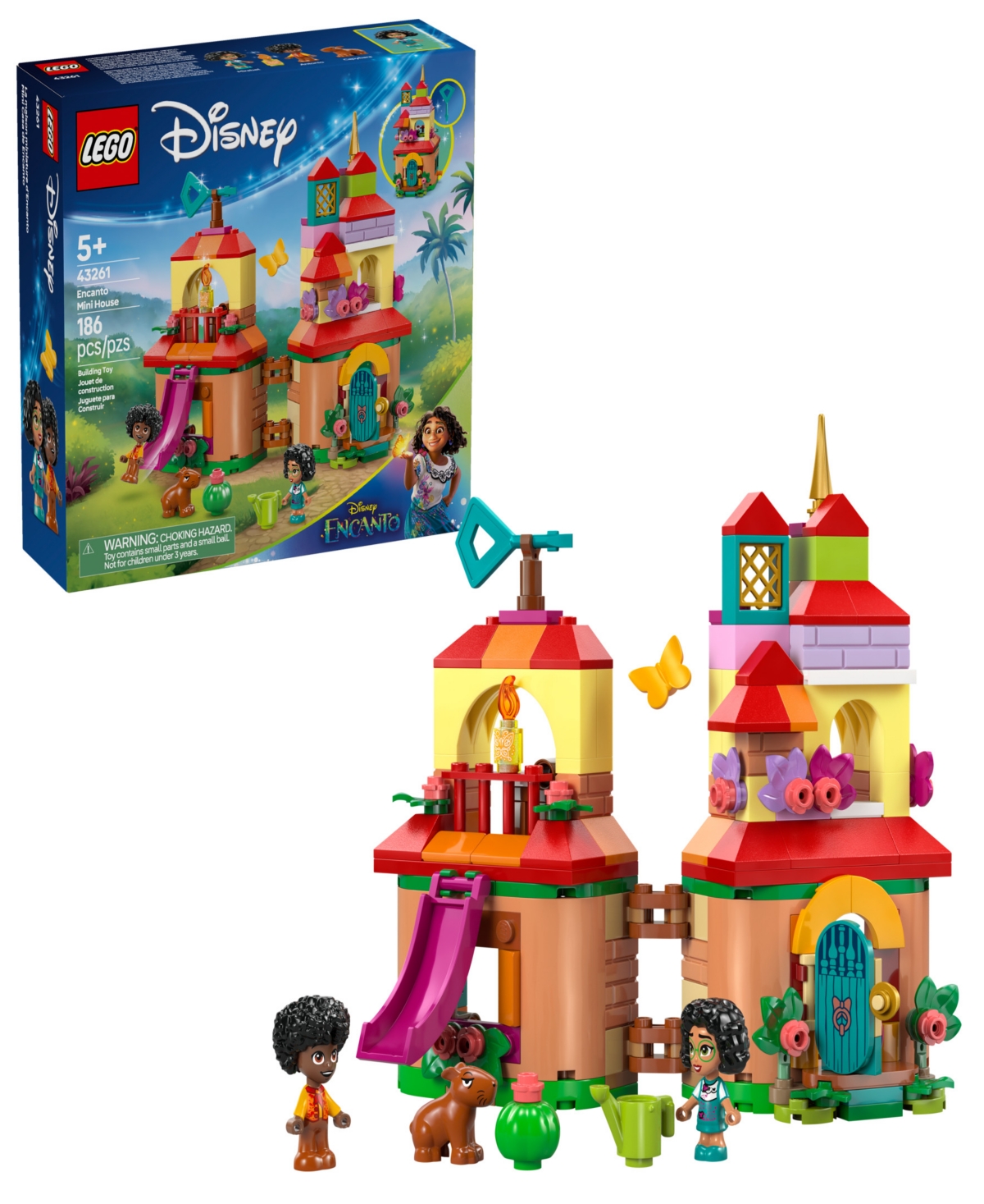 LEGO DISNEY ENCANTO MINI HOUSE BUILDING TOY SET 43261, 186 PIECES 