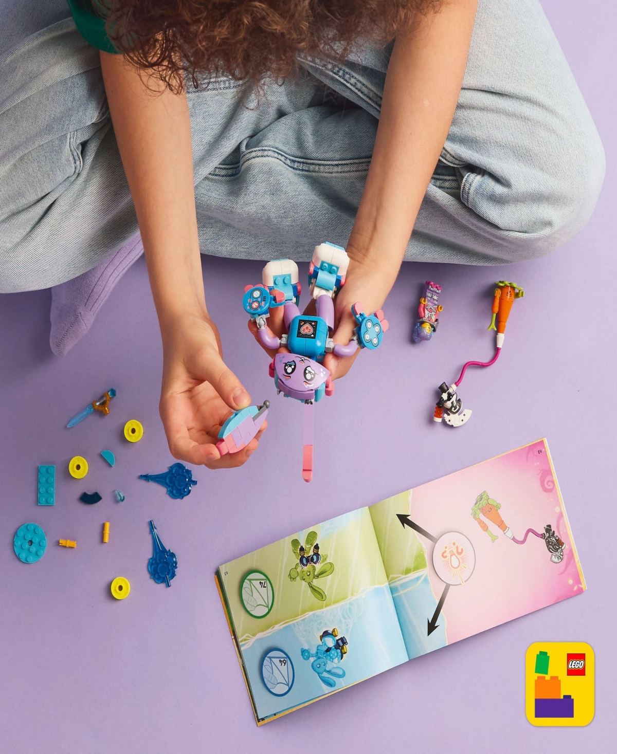Lego Dreamzzz Izzie And Bunchurro The Gaming Bunny Building Set 71490, 252 Pieces In Multi Color