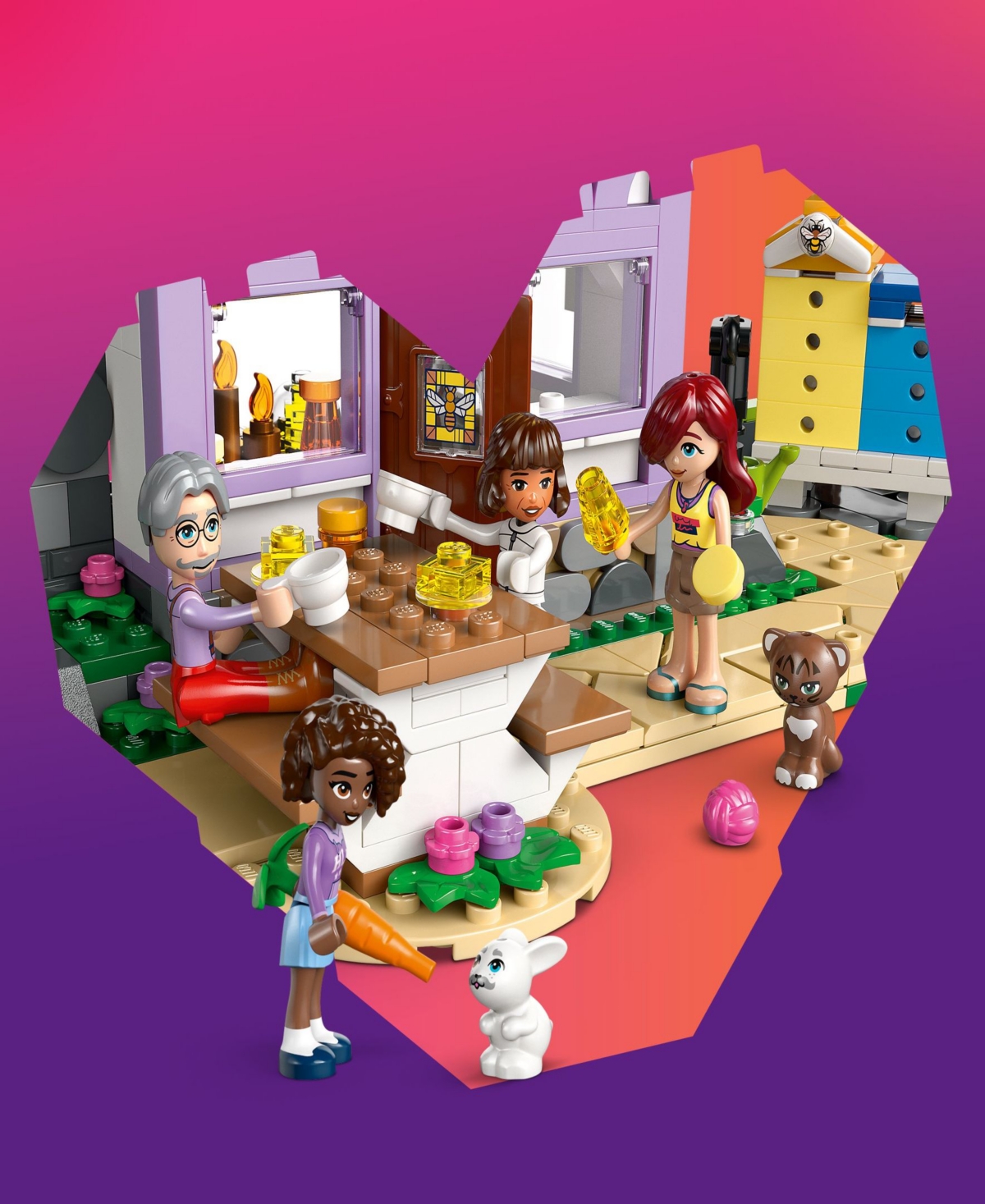 LEGO FRIENDS BEEKEEPERS' HOUSE AND FLOWER GARDEN BUILDING KIT 42669, 1161 PIECES 