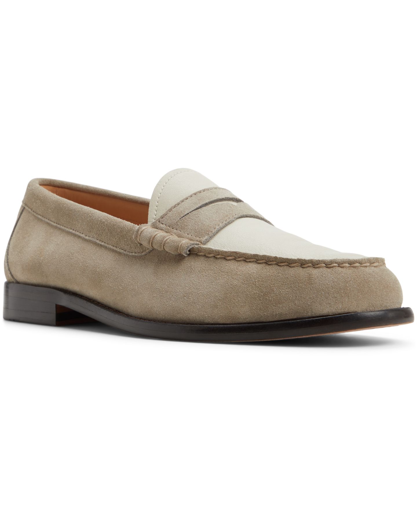 Мужские туфли Brooks Brothers Campus Leather Penny, цвет: Серо-коричневый — фото 1