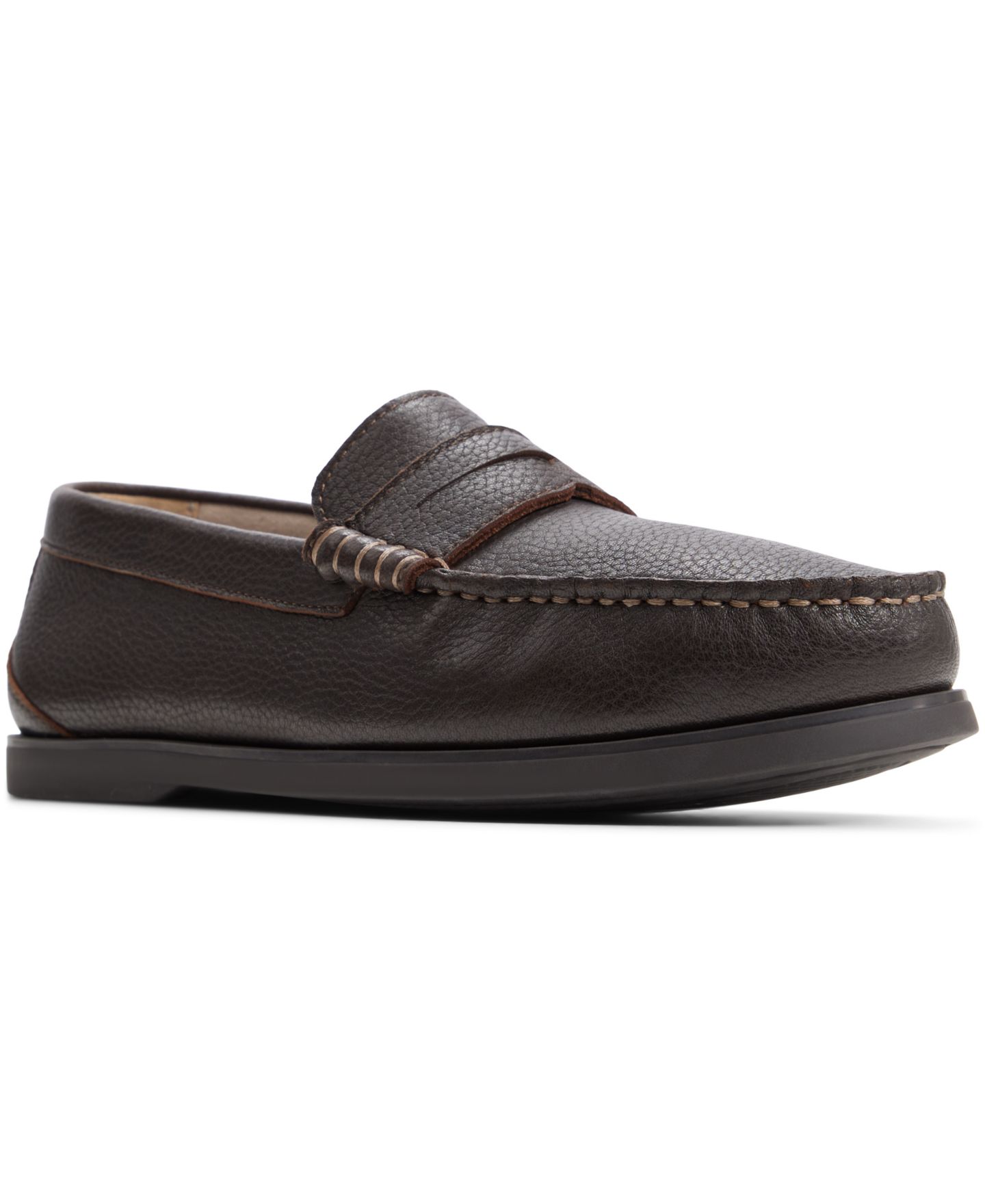 Мужские туфли Brooks Brothers Eastport Leather Penny, цвет: Коричневый — фото 1
