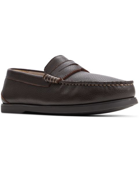 Мужские туфли Brooks Brothers Eastport Leather Penny, цвет: Коричневый