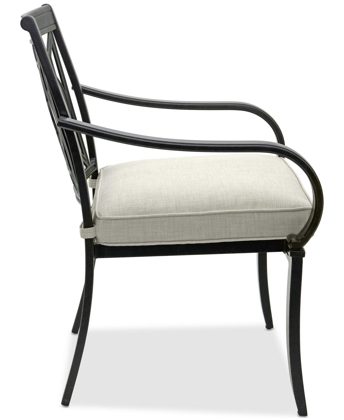 Agio St Croix Outdoor Dining Chair In Pearl White
