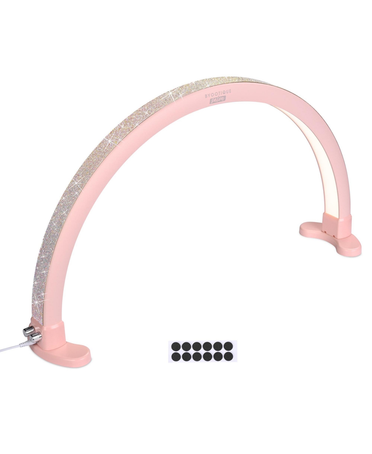 Nail Desk Lamp Half Moon Light 3360LM 48W Nail Tech Lamp Lash Light Adjustable Manicure Beauty Salon Home Spa - Natrual