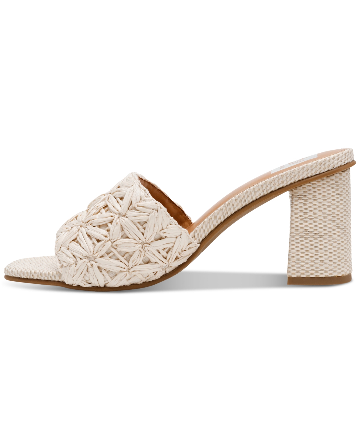 DV DOLCE VITA WOMEN'S HONEY RAFFIA BLOCK-HEEL DRESS SANDALS 