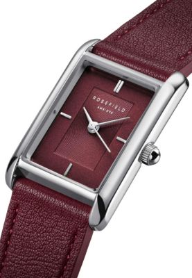 Heirloom Women's Burgundy Leather Watch 30.6mm