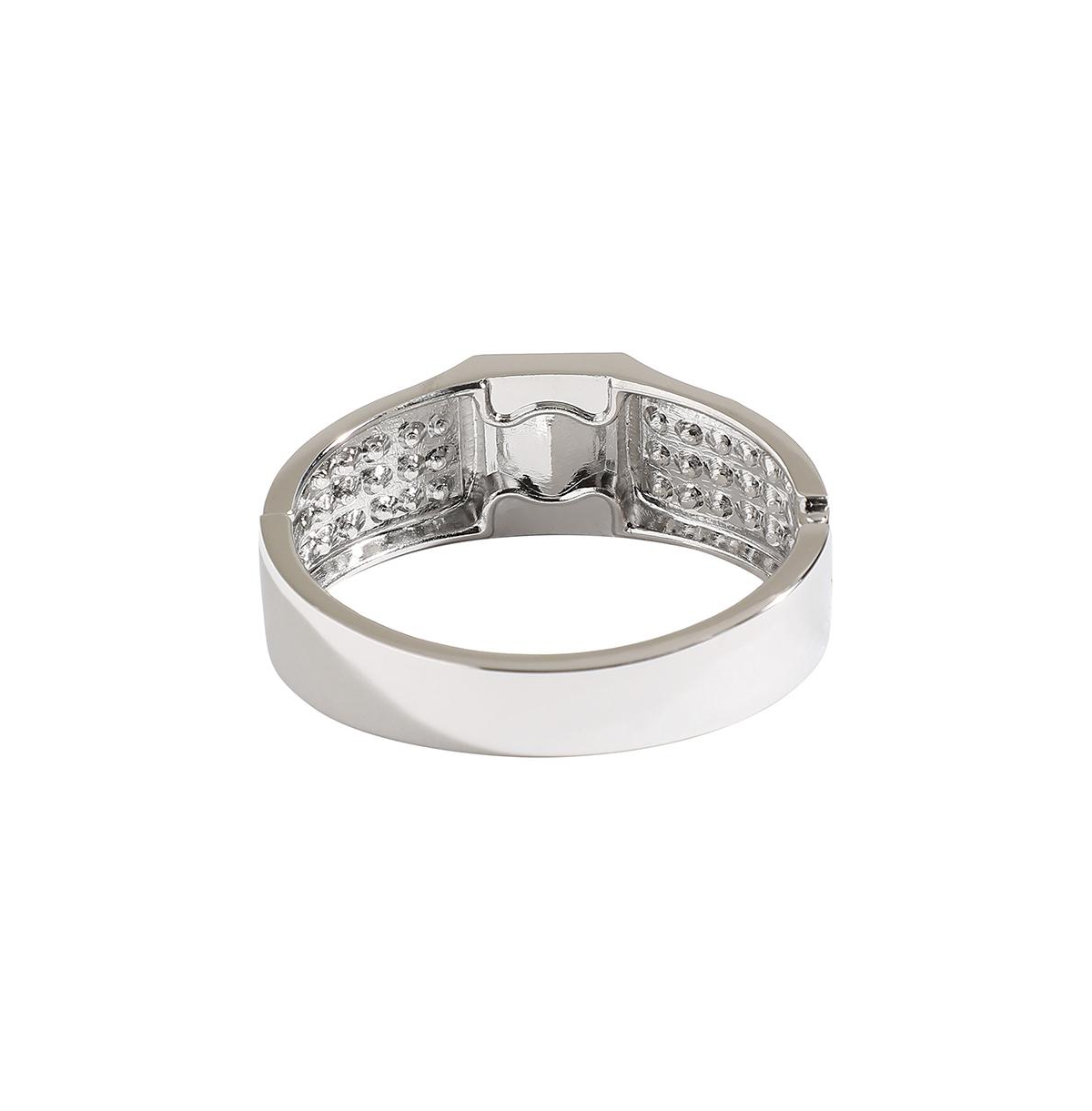 Shop Sohi Maxi Crystal Bracelet In Silver