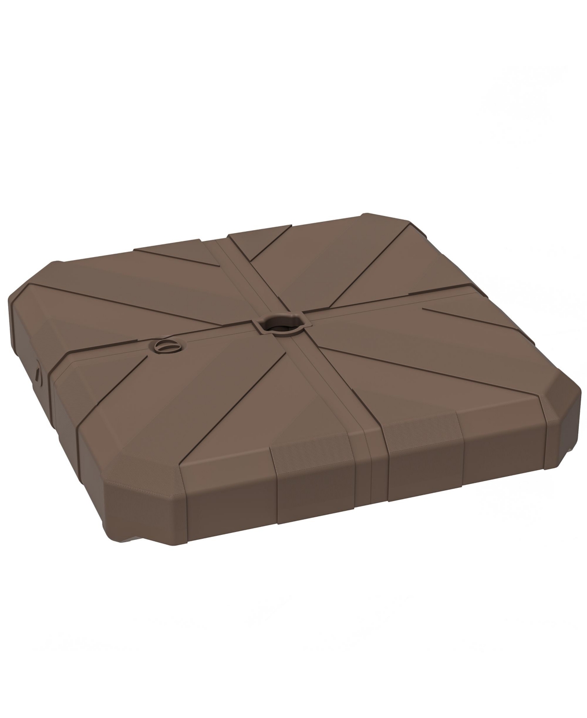 Offset Umbrella Base, /Water Filled Umbrella Sd, - Brown