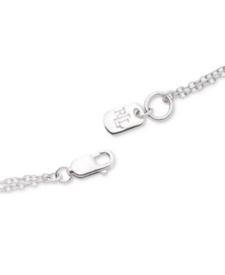 Sterling Silver Cubic Zirconia Pav&eacute; Flex Bracelet