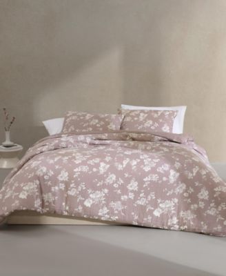 CALVIN KLEIN ETERNITY FLORAL COTTON GAUZE 3 PC. COMFORTER SET 