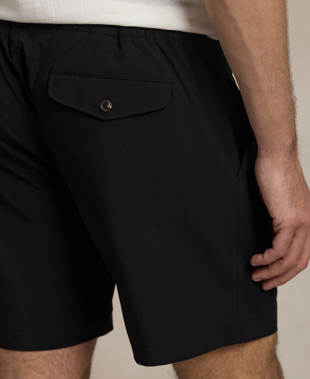 Polo Ralph Lauren Men's 6" Polo Prepster Swim Trunks In Black
