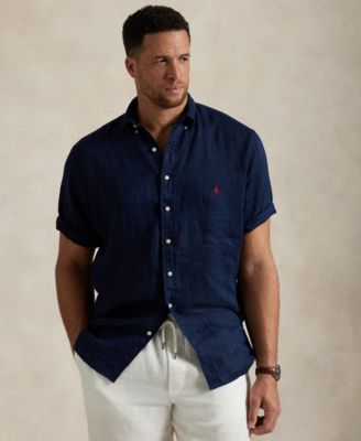 Men's Big & Tall Linen Shirt