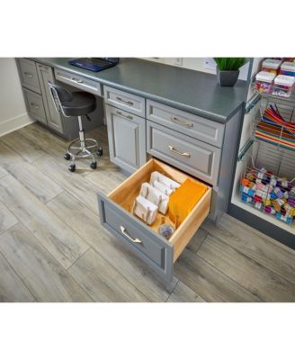 Kitchen Drawer Lid Organizer for Drawer Pegboards, Chrome, 5DLD-1-CR