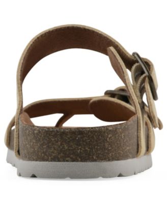 Women's Grams Round Toe Flat Sandals