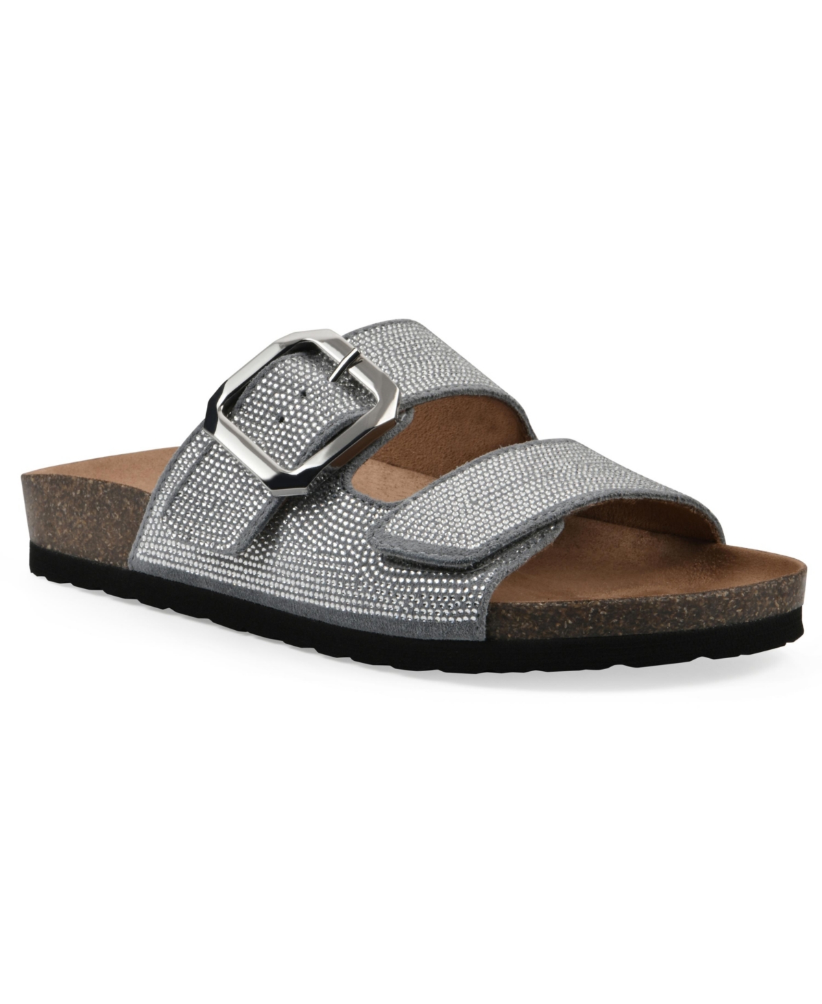 Women's Granitas Round Toe Flat Sandals - Sandal Wood Suede