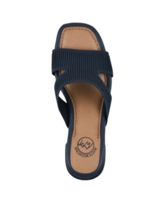 Women's Milled Round Toe Dress Sandals