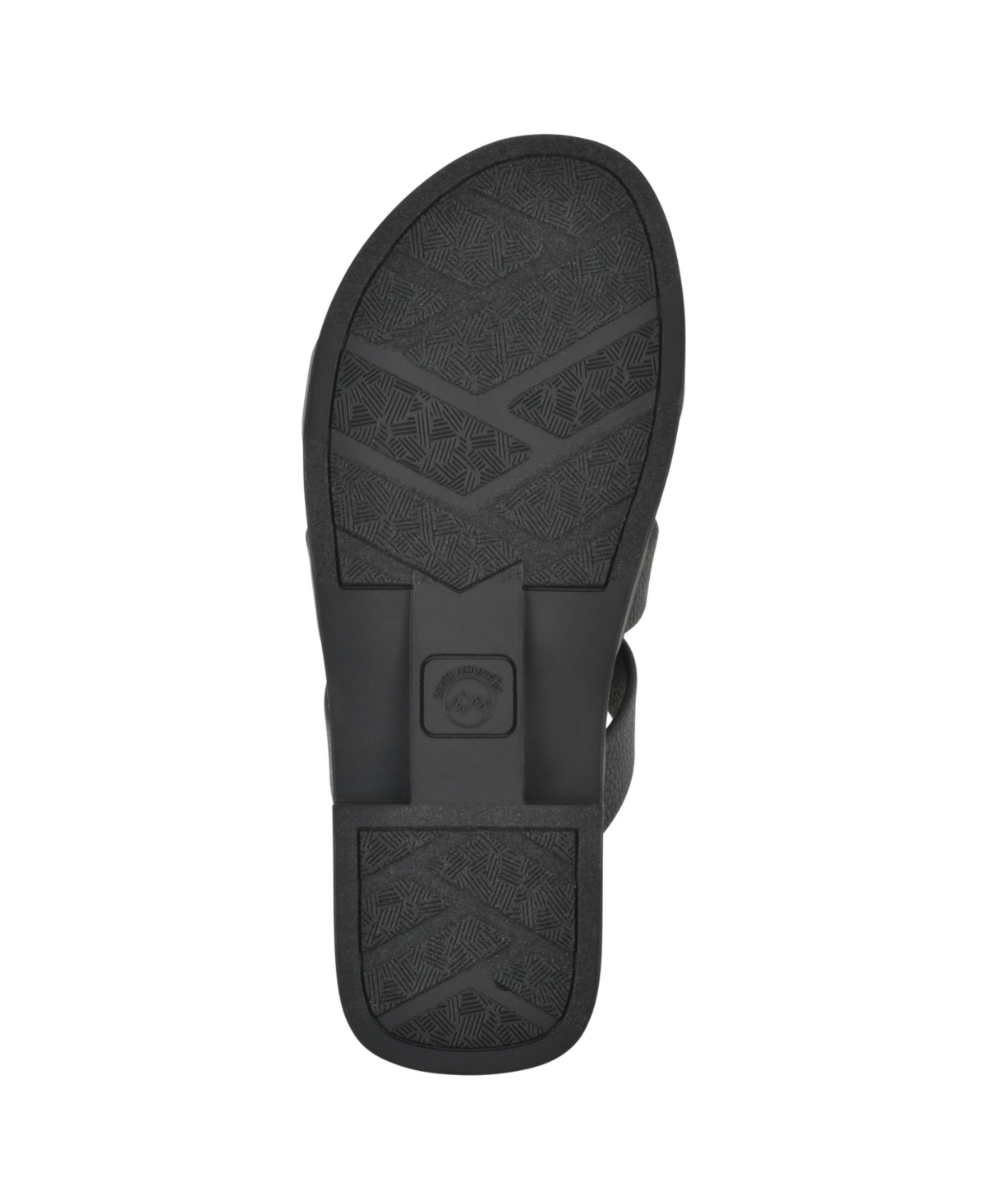 White Mountain Women's Koala Slip-on Flat Sandals In Black Smooth