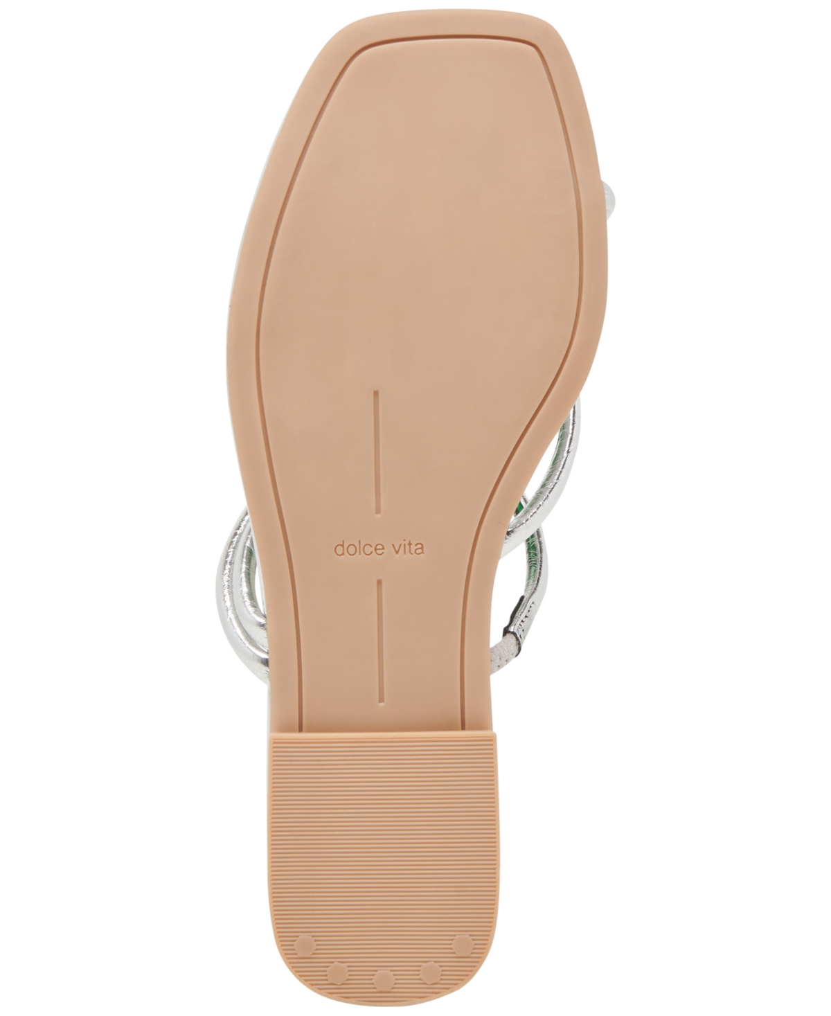Shop Dolce Vita Women's Leanna Strappy Flat Sandals In Star Silver Metallic Leather