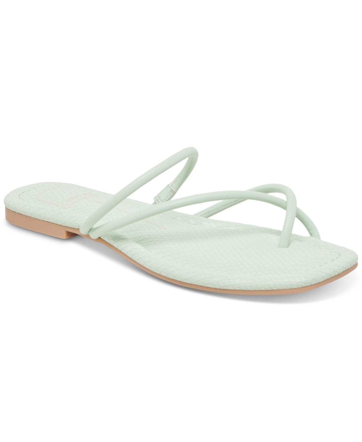 Shop Dolce Vita Women's Leanna Strappy Flat Sandals In Cucumber Stella