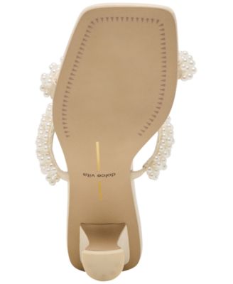 Women's Boni Pearl Double Band Low Heel Dress Sandals