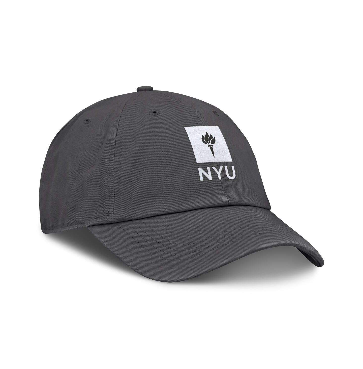 Мужская кепка Top of the World Heather Charcoal NYU Violets Team Logo Washed Adjustable Hat — фото 4