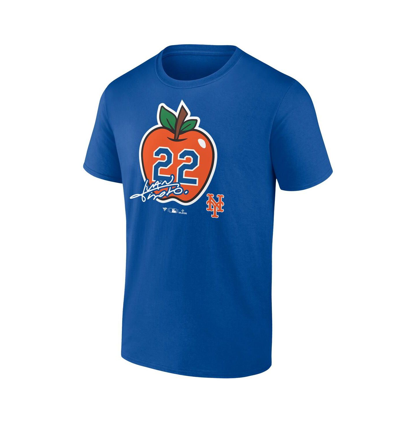Мужская футболка Fanatics Juan Soto Royal New York Mets Player Number — фото 4