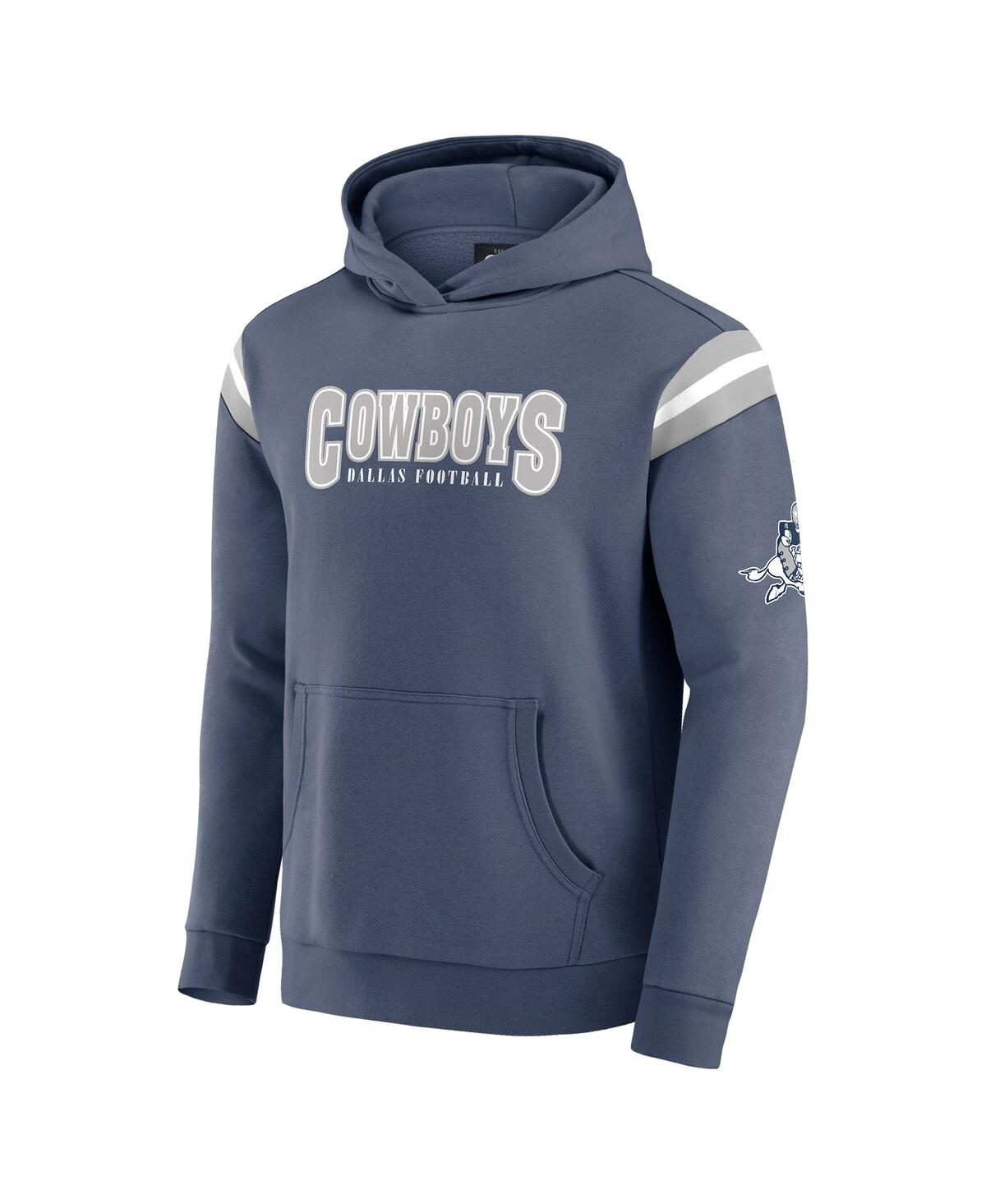 FANATICS DARIUS RUCKER COLLECTION BY FANATICS MEN'S NAVY DALLAS COWBOYS THROWBACK PULLOVER HOODIE