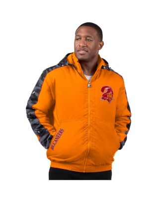 Starter - Men's Orange Tampa Bay Buccaneers Thursday Night Gridiron Full-Zip Hoodie Jacket