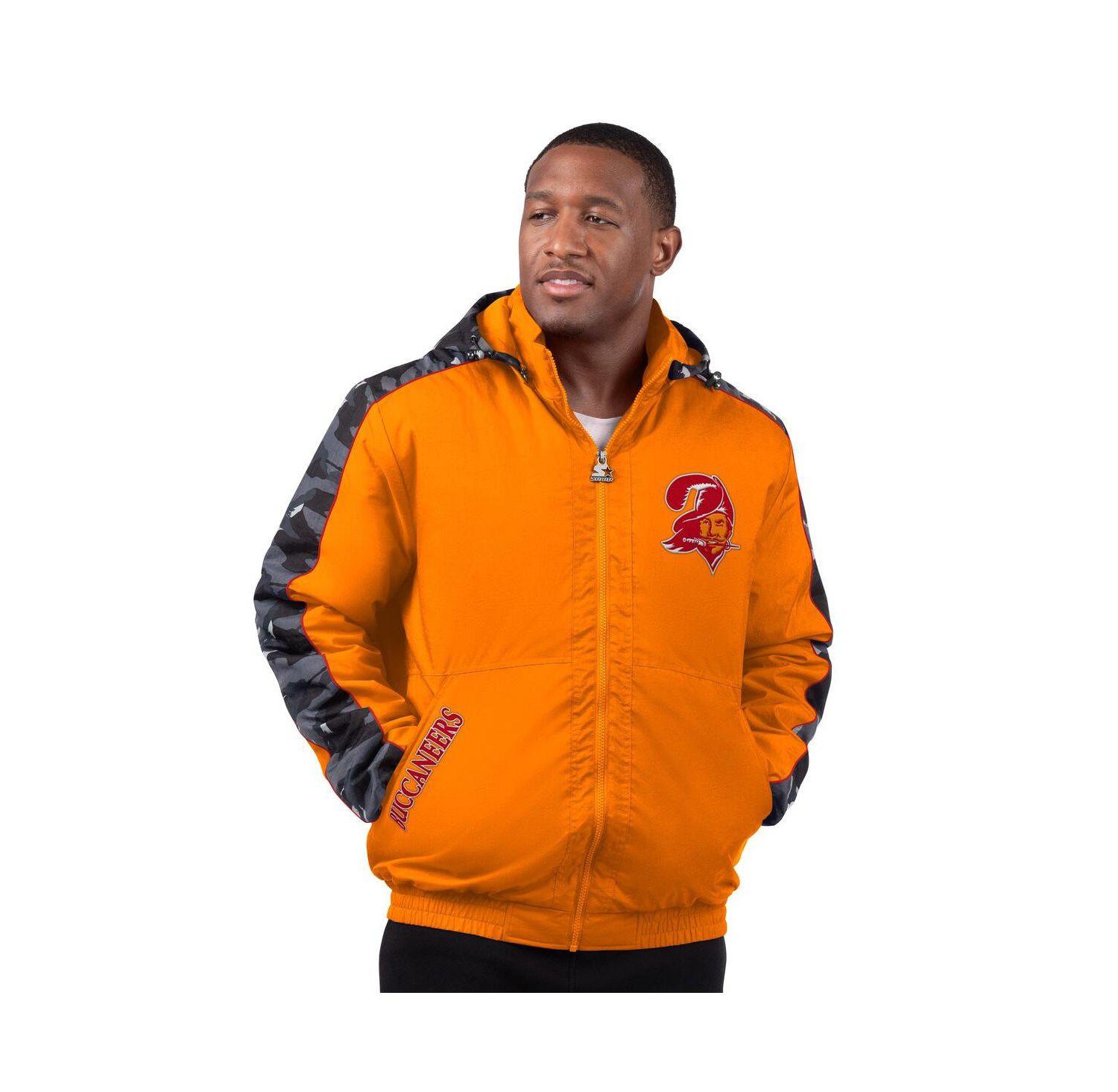 Men's Orange Tampa Bay Buccaneers Thursday Night Gridiron Full-Zip Hoodie Jacket