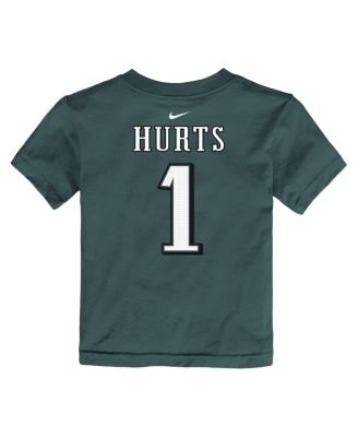 Toddler Jalen Hurts Midnight Green Philadelphia Eagles Player Name Number T-Shirt