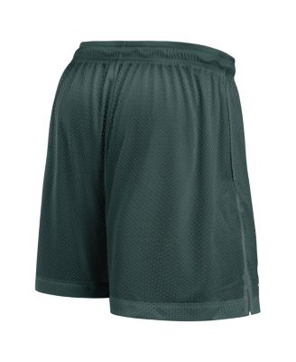 Men's Green/Heather Gray Michigan State Spartans Player Reversible Shorts