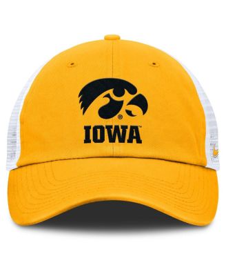 Men's Gold Iowa Hawkeyes Club Trucker Adjustable Hat
