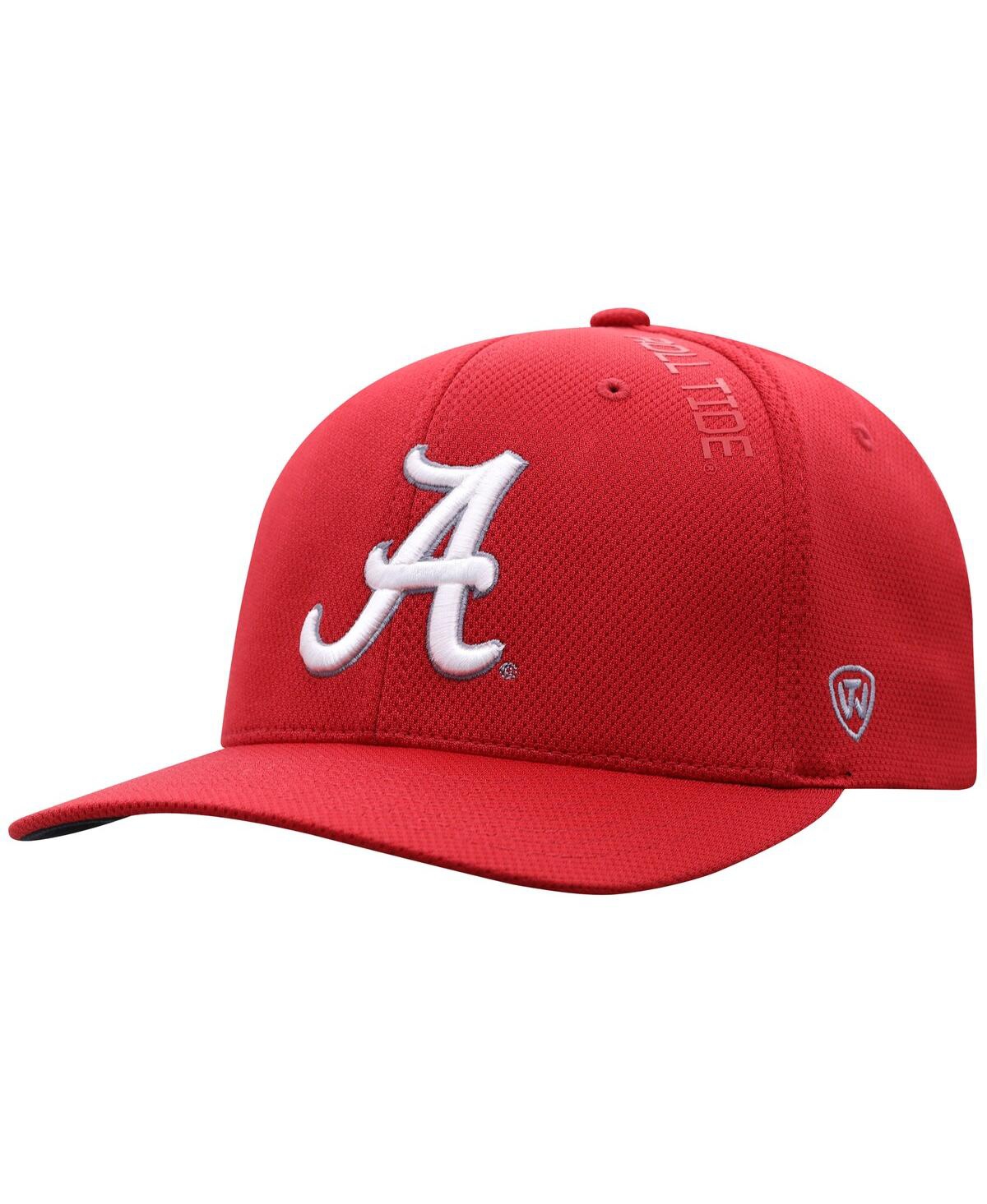 Top Of The World Men's Crimsonâ Alabama Crimson Tide Reflex 2.0 Flex Fit Hat In Crimson
