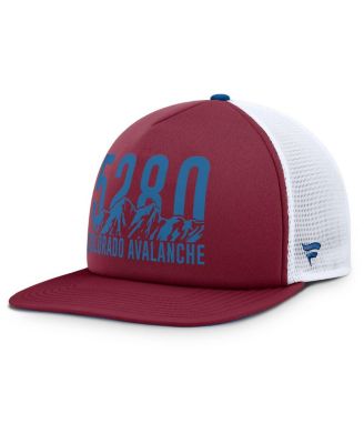 Fanatics - Men's Burgundy/Blue Colorado Avalanche Authentic Pro Hometown Rink Foam Trucker Snapback Hat