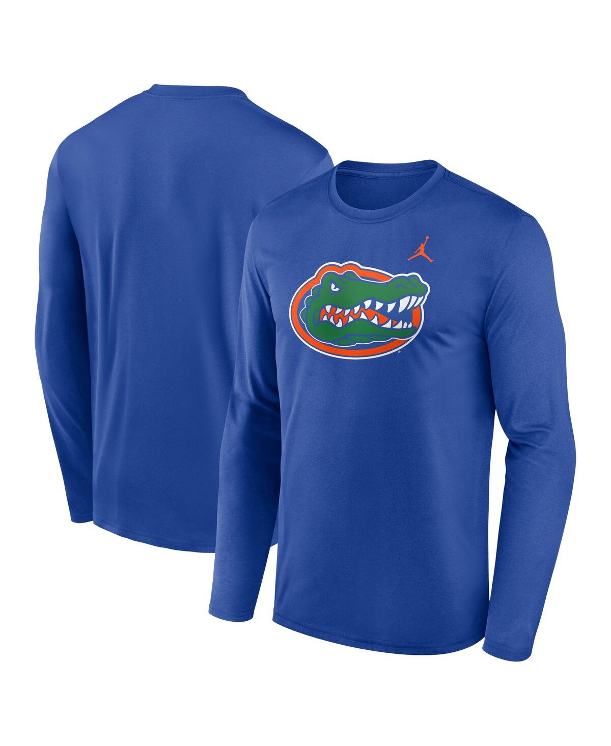 Jordan Men's Royal Florida Gators Primetime Evergreen Fleece Pullover Sweatshirt In Blue