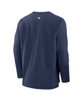 Men's Navy Tampa Bay Rays Authentic Collection Player Performance Pullover Sweatshirt