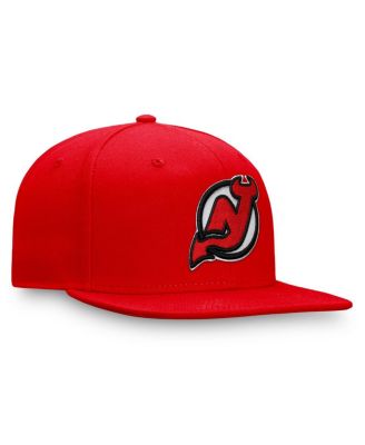 Men's Red New Jersey Devils Core Primary Logo Snapback Hat